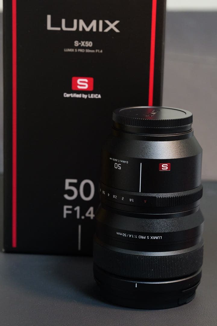 【箱付き】パナソニック LUMIX S PRO 50mm F1.4 単焦点レンズ