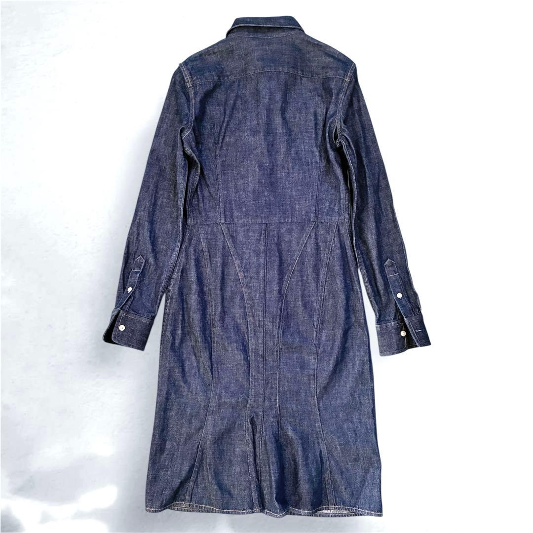【未使用級✨】POLO RALPH LAUREN♪デニムシャツワンピース　S 綿