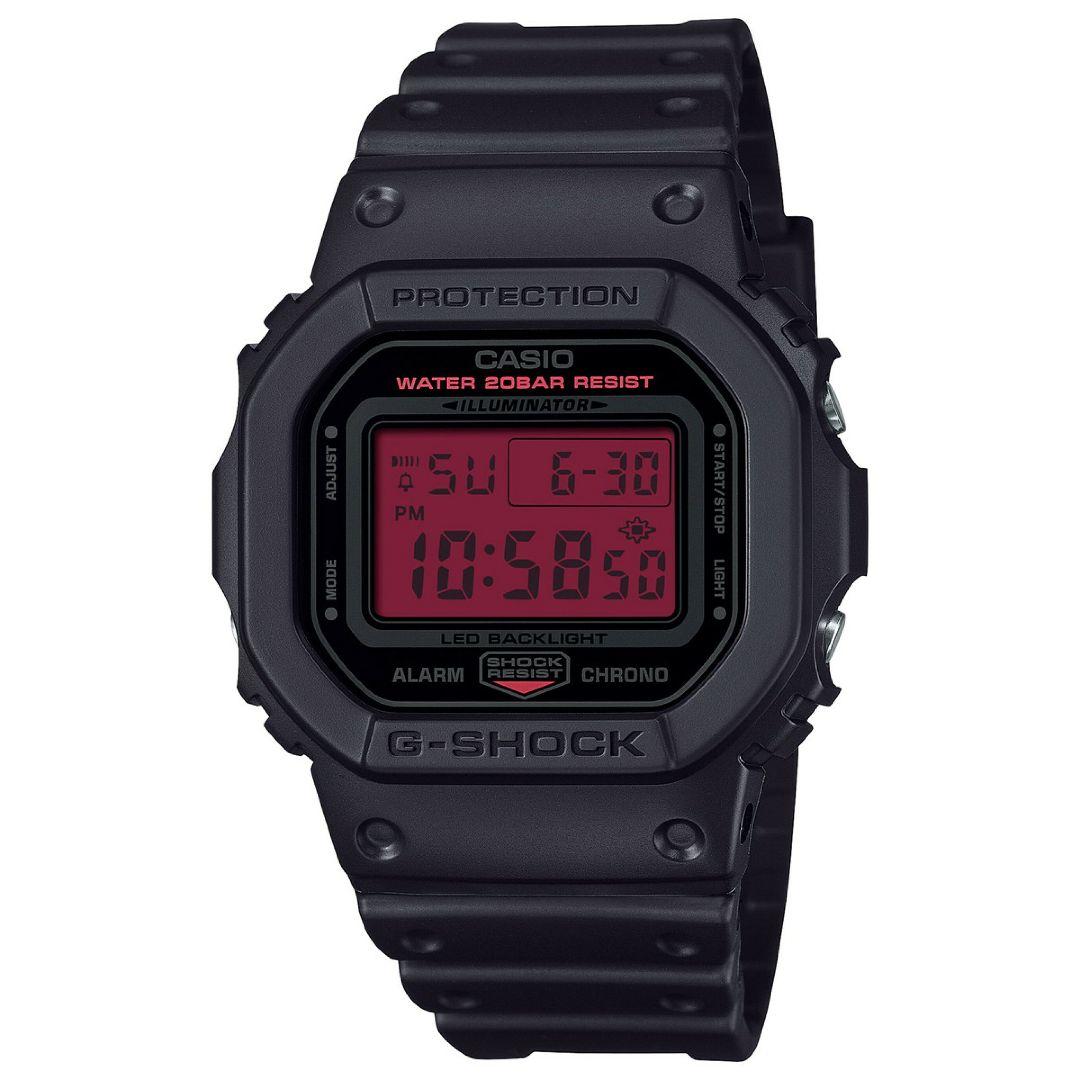 新品　DW-5600BBR-1JF　G-SHOCK　ブラック ＆ ボールドレッド