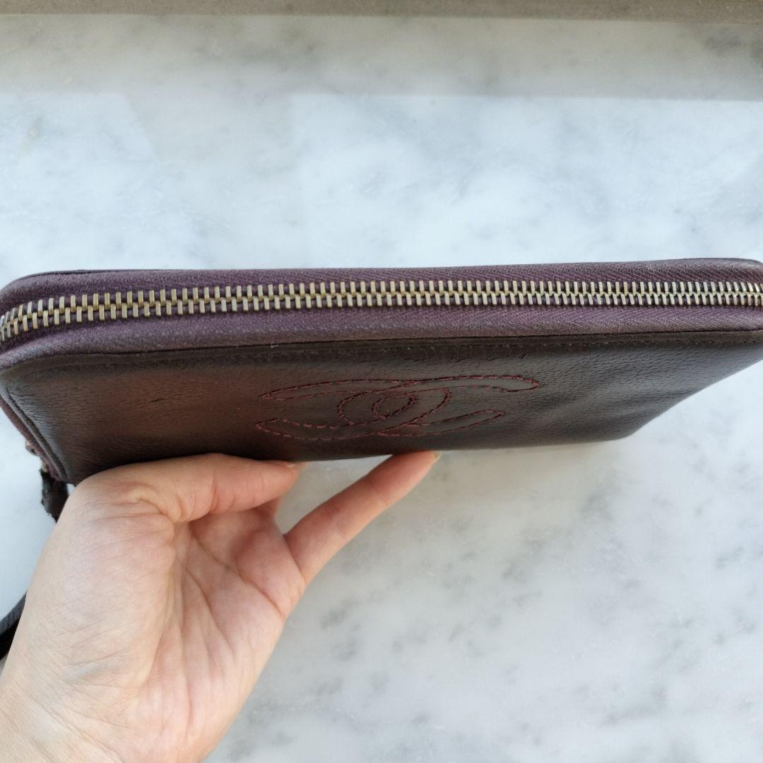 CHANEL シャネル ラグジュアリーライン ラウンドファスナー 長財布