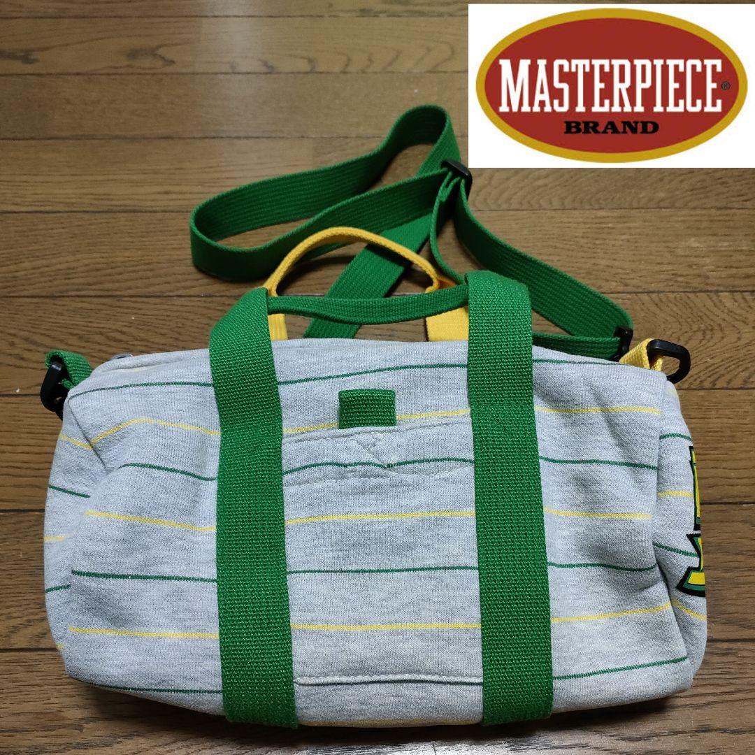 マスターピース MASTERPIECE ミニストライプスウェットドラムバッグ