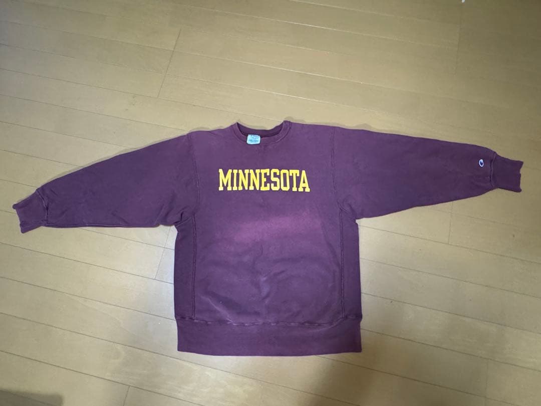 Champion リバースウィーブ ミネソタ バーガンディXL トリコタグ80s