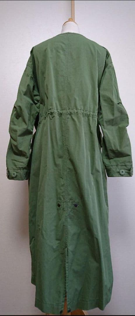 【美品・未使用】ジャーナルスタンダードレリュームノーカラーモッズコート〈カーキ〉