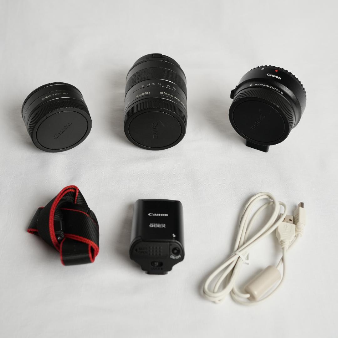 【箱付きセット特価】Canon ミラーレス一眼カメラ EOS M レンズキット