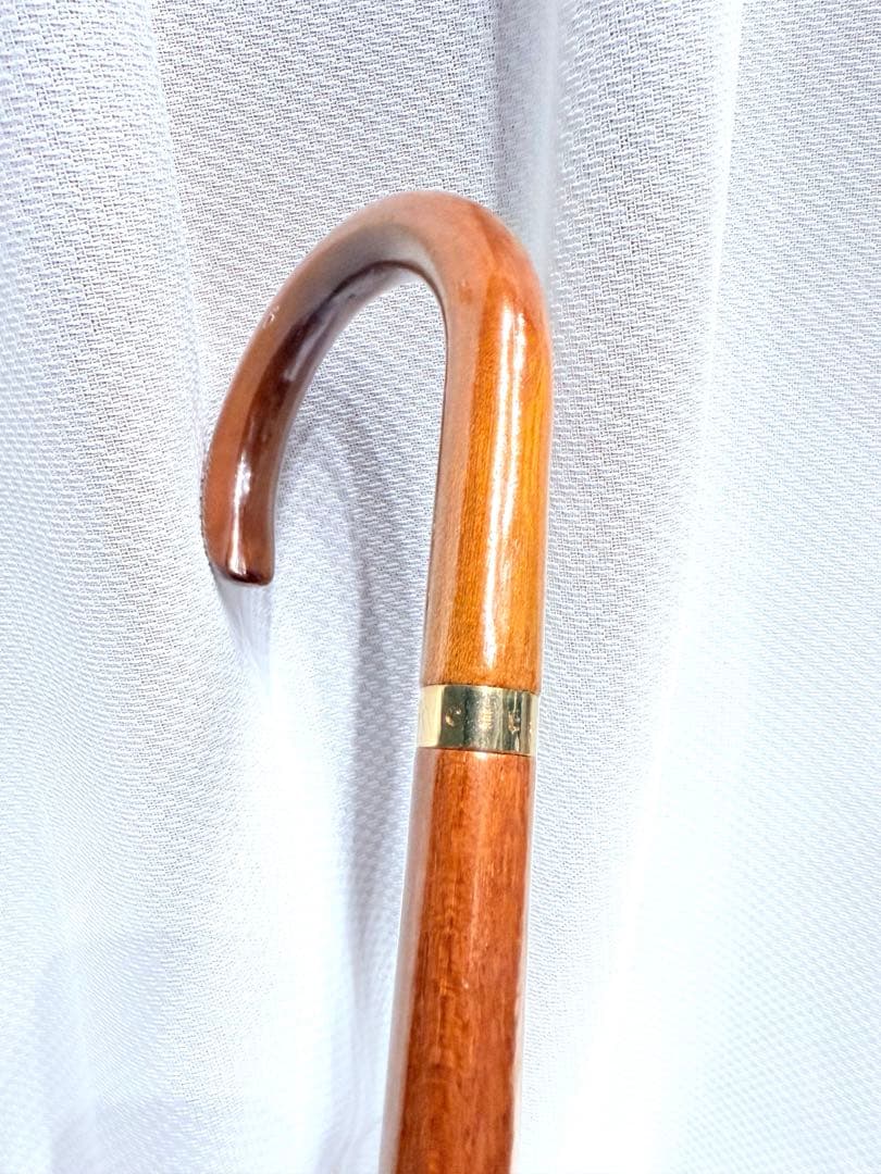 【未使用・新品】CELINE セリーヌ 長傘　60cm 傘　ブラウン　ゴールド