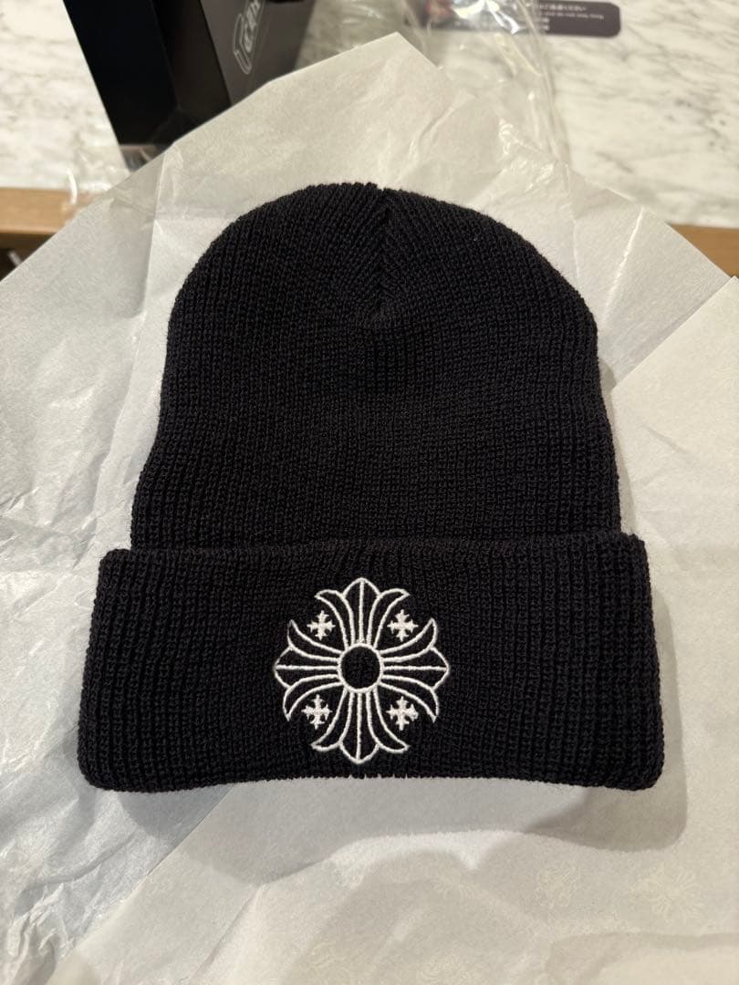 クロムハーツ chrome hearts ニット ビーニー CH プラス