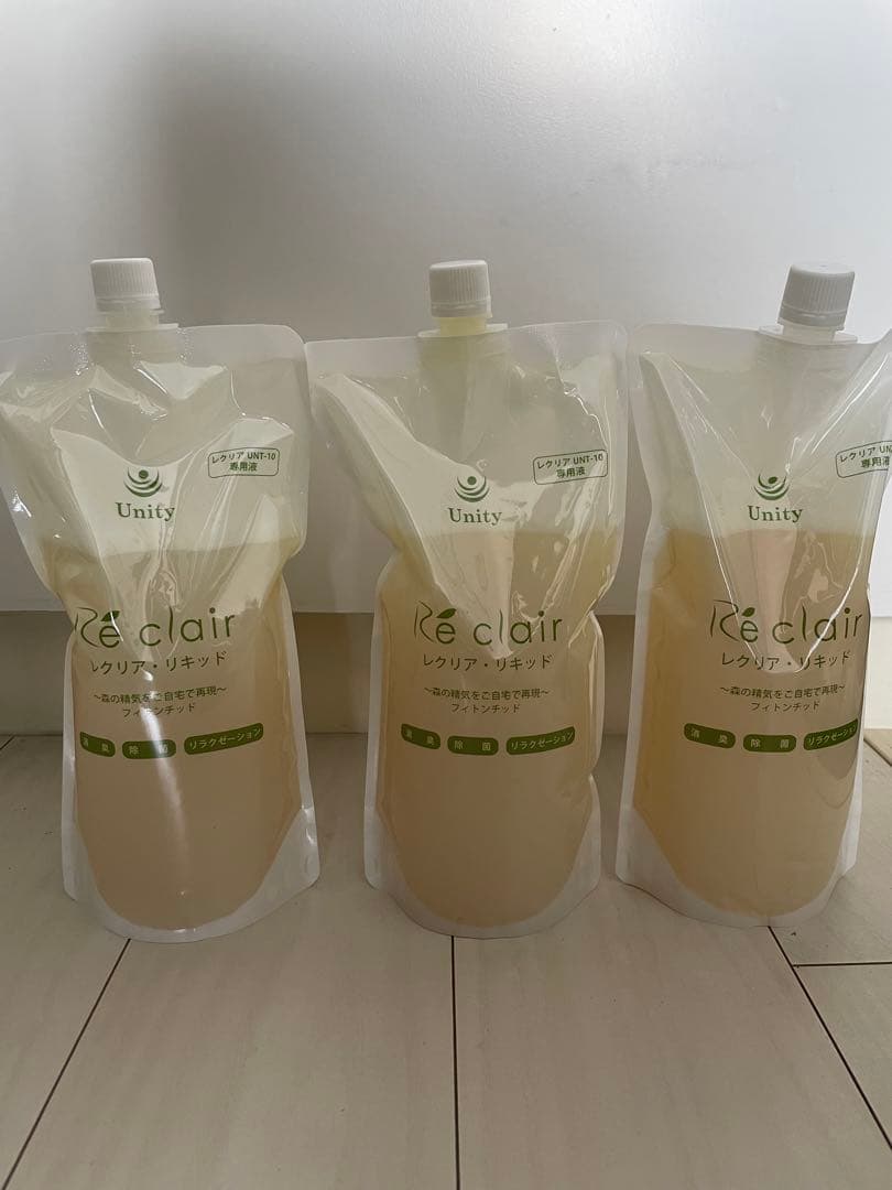 ユニティー　レクリアリキッド3個セット