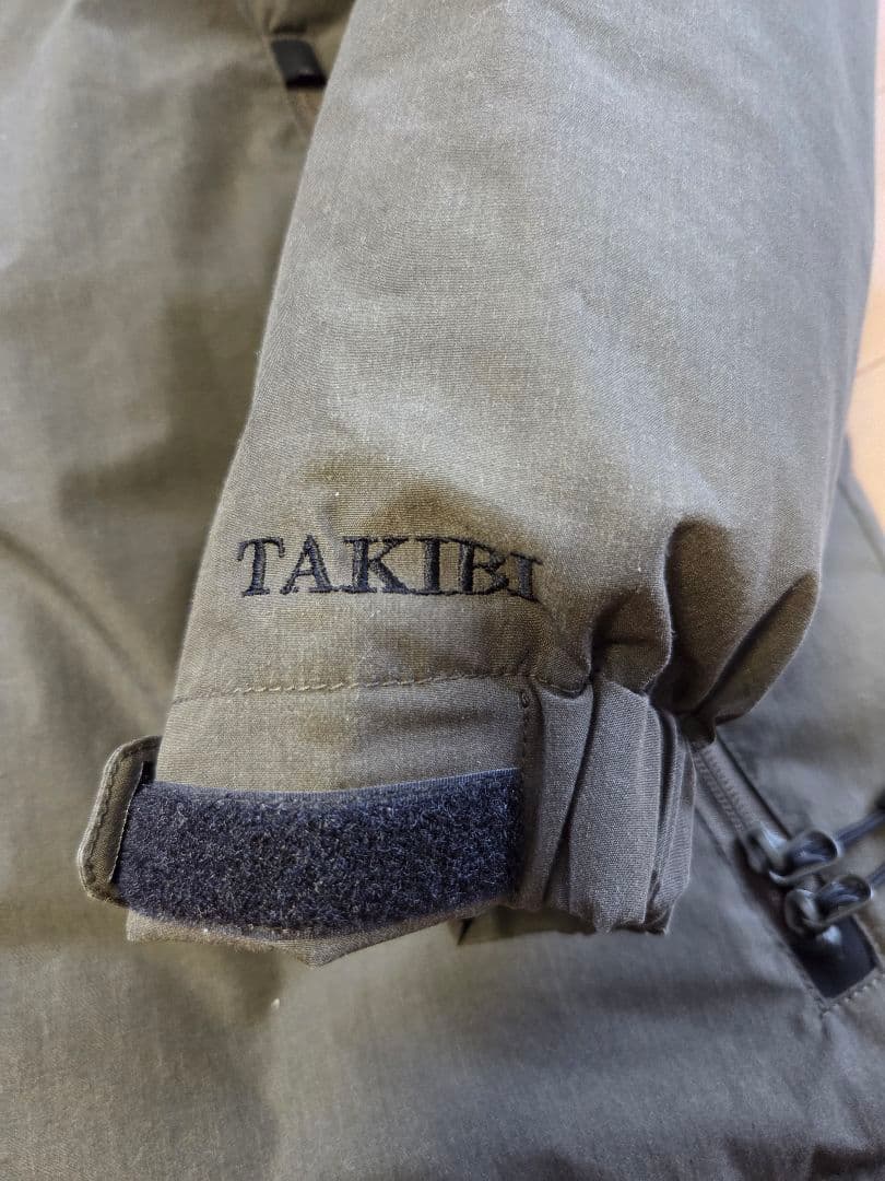 NANGA 焚き火ダウンジャケット カーキ 　　　　　オレンジ別注　希少な3L