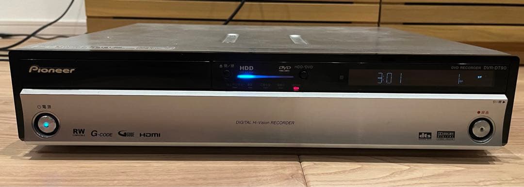 Pioneer DVDレコーダー　DVR-DT90 ジャンク品