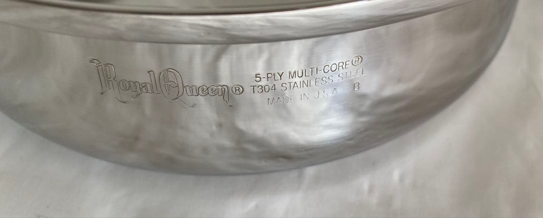 Queen 小　フライパン　セット　IH対応　蓋無　小ドームカバー付