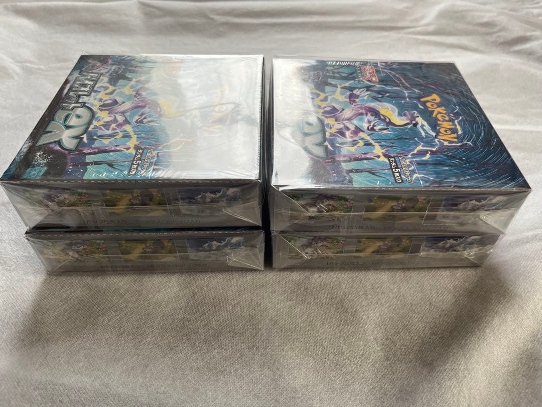 ポケモンカードゲーム バイオレットex シュリンク付き　4BOX