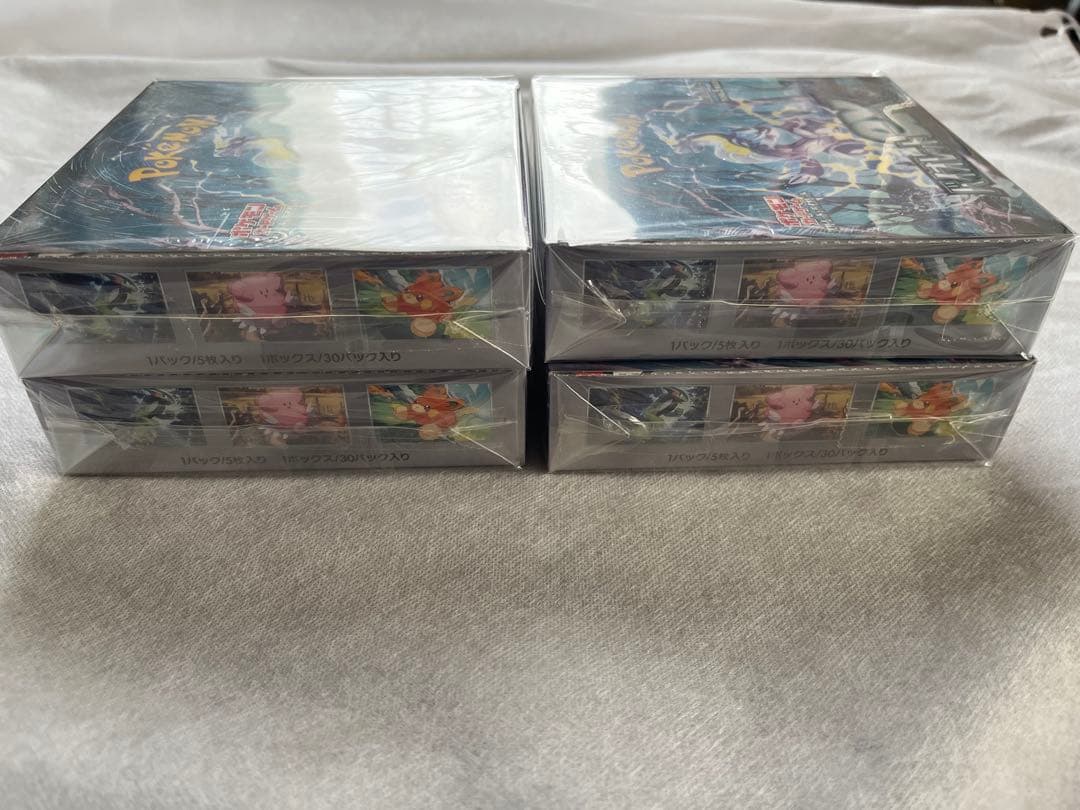 ポケモンカードゲーム バイオレットex シュリンク付き　4BOX