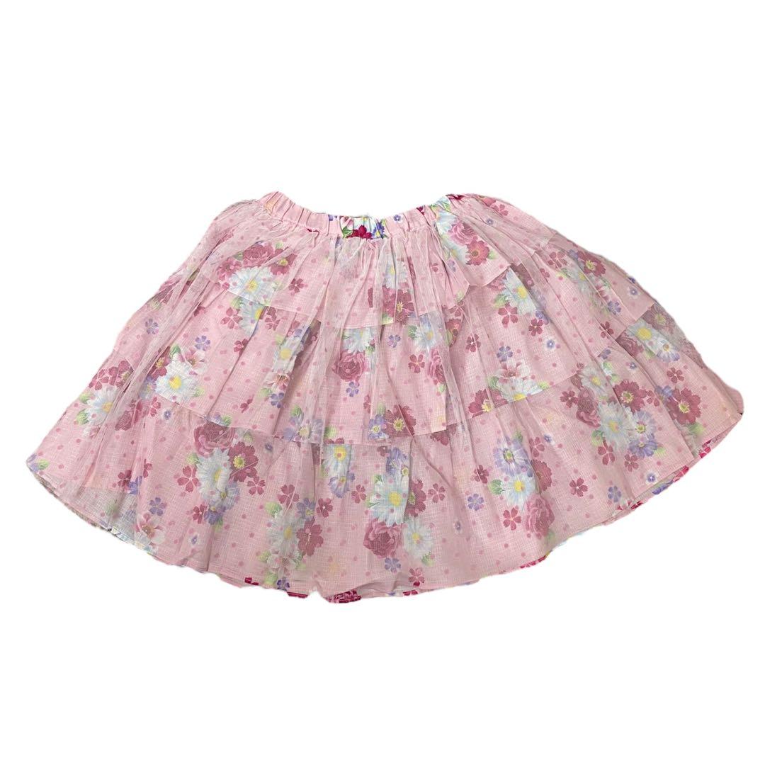 新品 Y2K 大人用 浴衣ドレス 帯2点セット 姫ギャル 平成GAL チュール