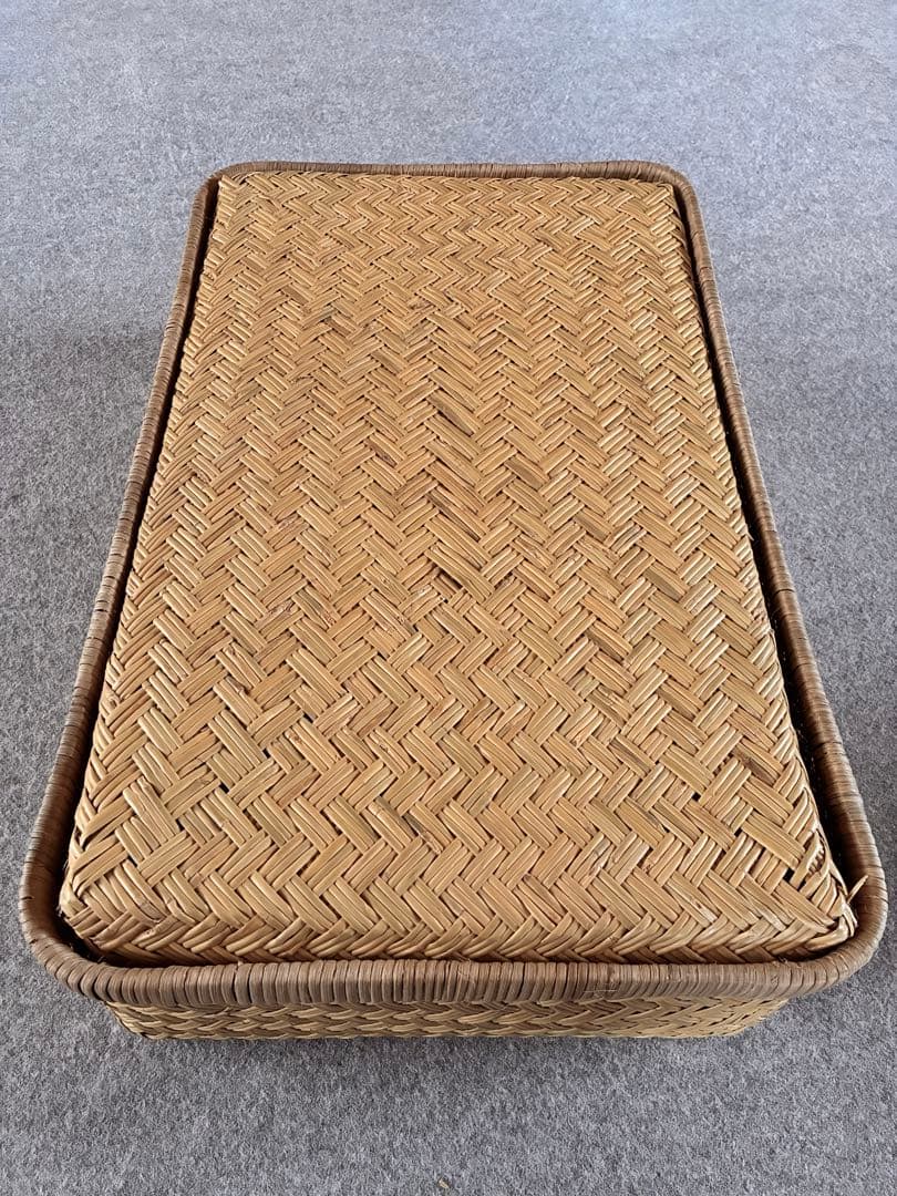 岩手 鳥越竹細工 行李 すず竹 工芸品