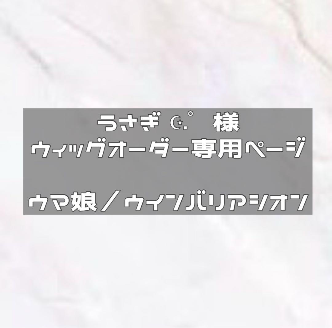納期3月上旬　ウィッグオーダー ウマ娘