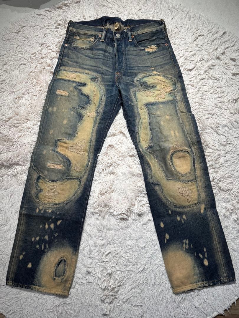 ク*コ様 RRL ダブルアールエル W30 リペアカスタム ジーンズ