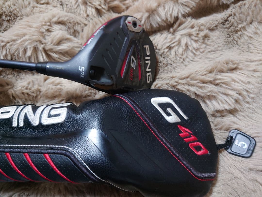 PING G410 5wウッド　ピンクの猫