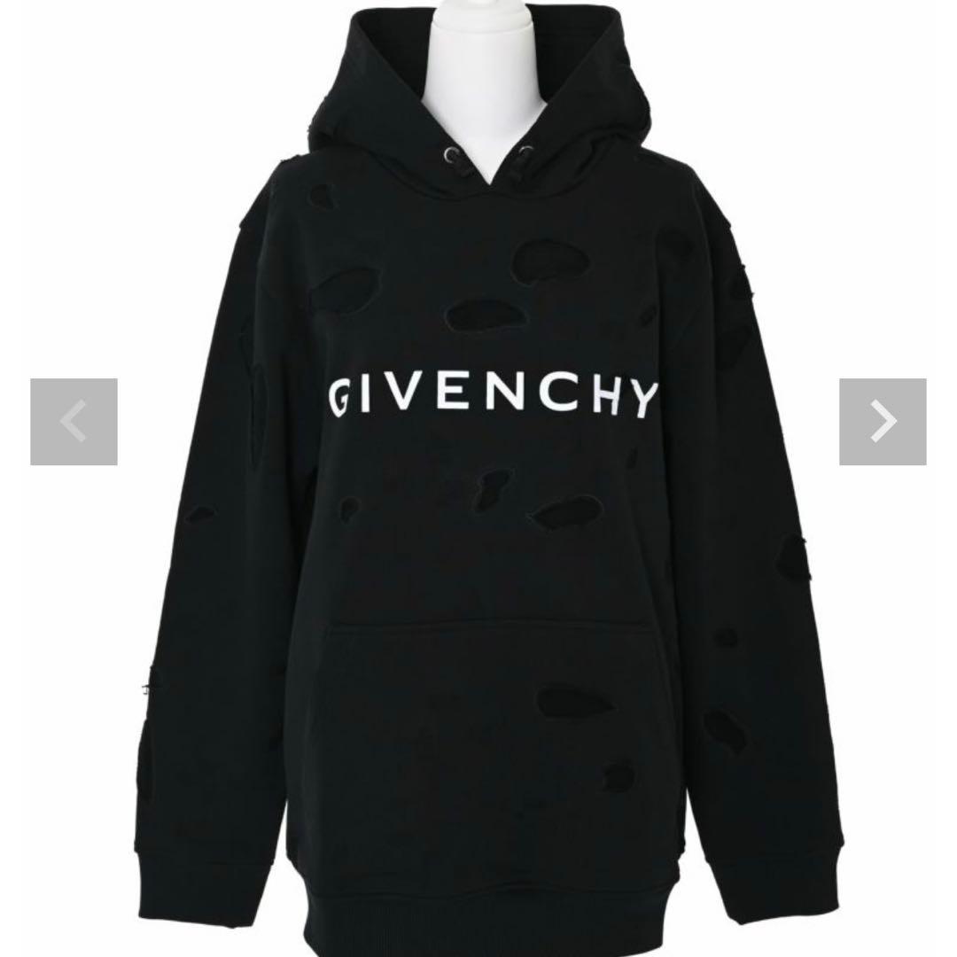 GIVENCHY パーカー　ダメージ加工