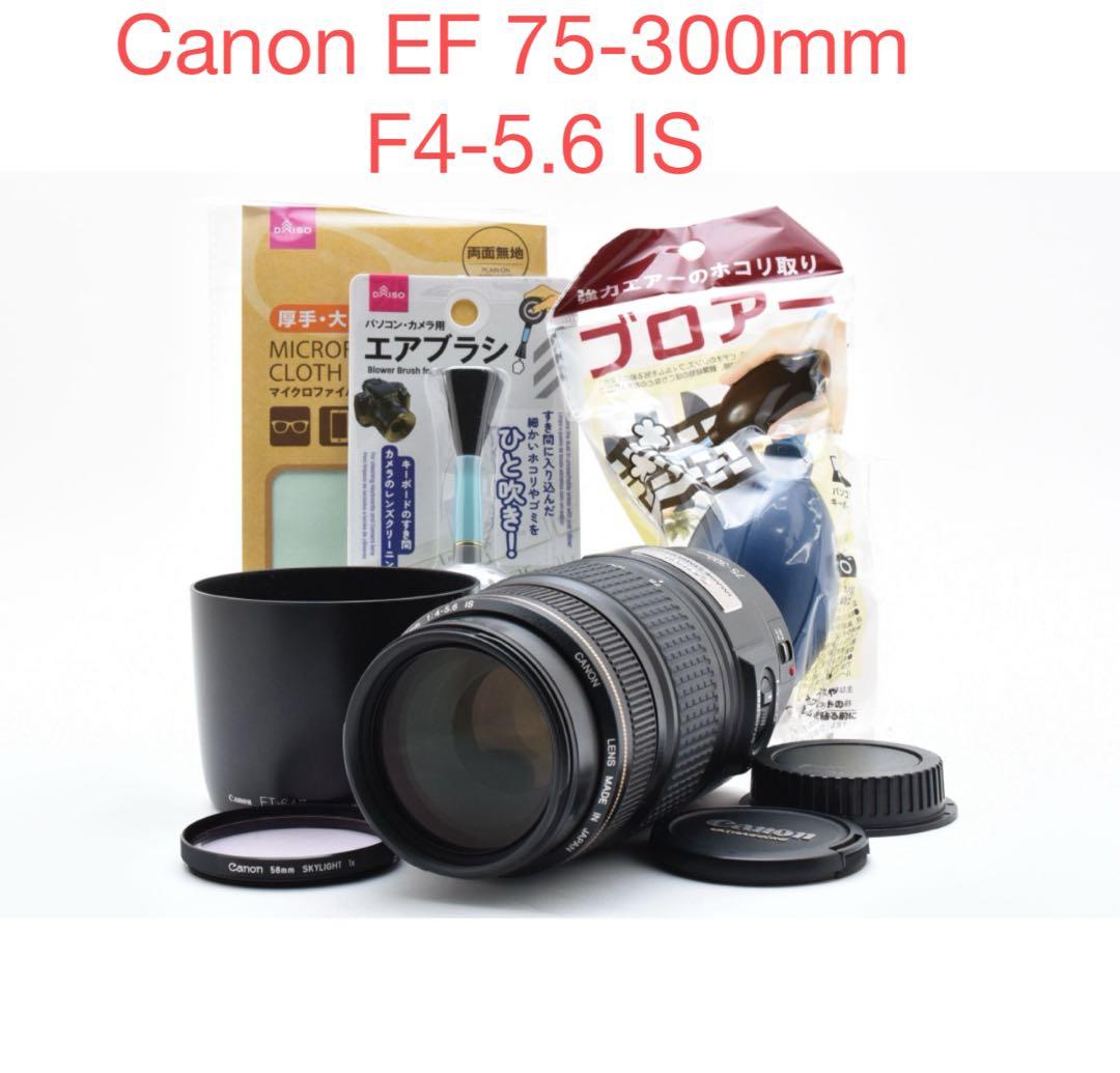 望遠レンズ Canon EF 75-300mm F4-5.6 IS