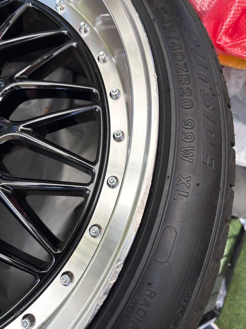 20インチ AMEホイールセット　美品です。