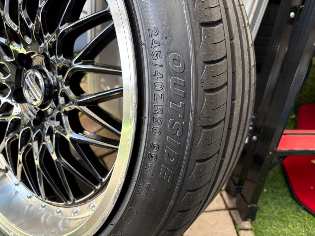 20インチ AMEホイールセット　美品です。