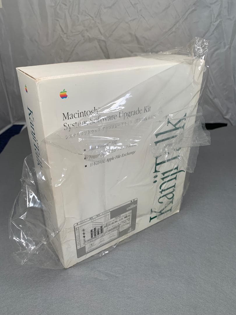 【超希少・未開封】Apple 漢字Talk 6.0.7 日本語版 パッケージ