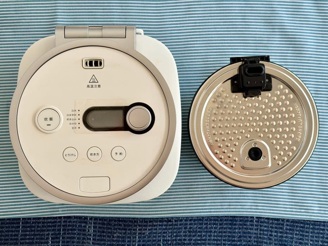 J*y様 BALMIDA THE Gohan K08A ホワイト【未使用の外釜・