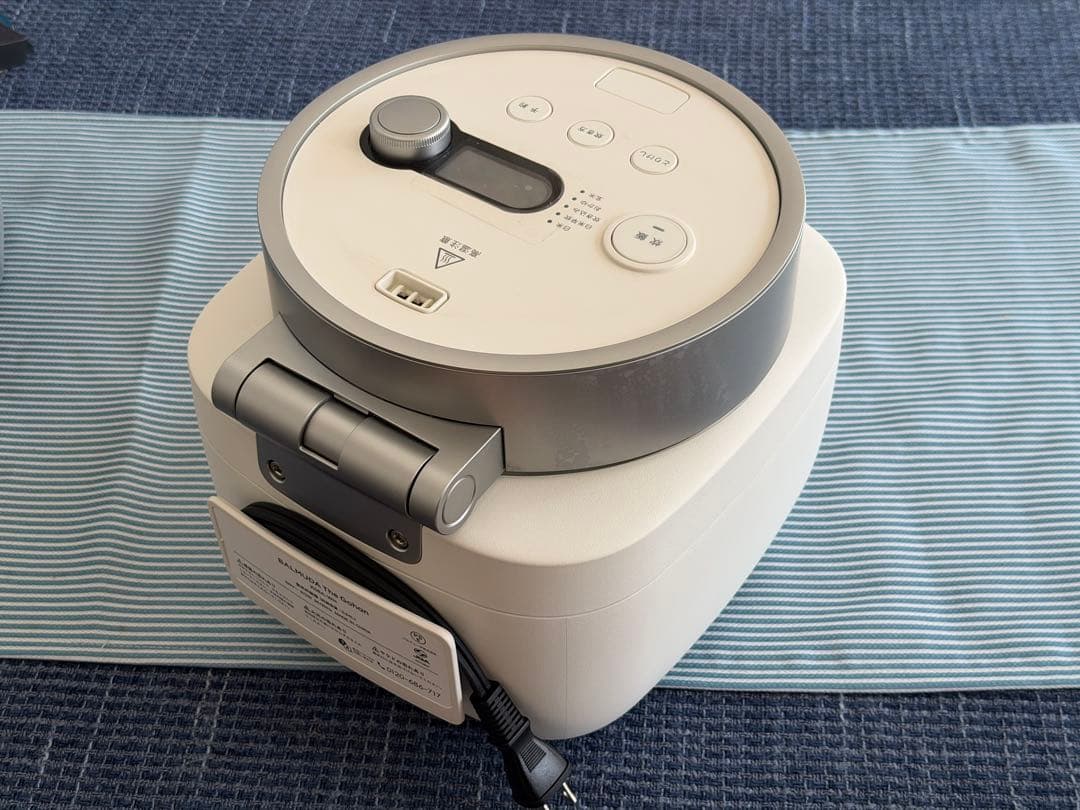 J*y様 BALMIDA THE Gohan K08A ホワイト【未使用の外釜・