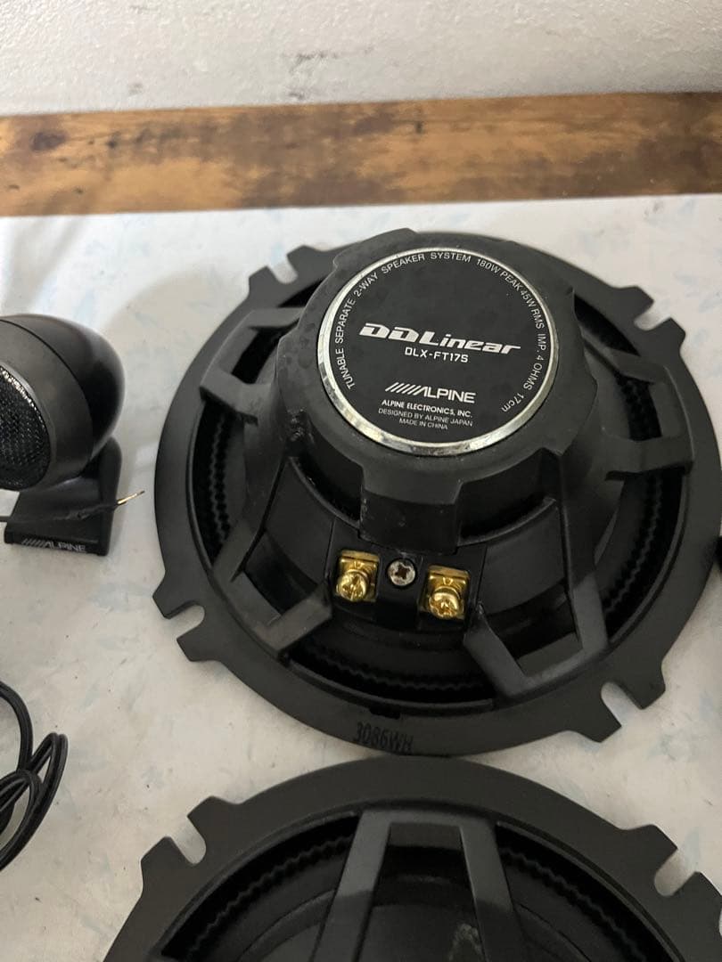 ALPINE パワードサブウーファー SWD-1600+ DLX-FT17S