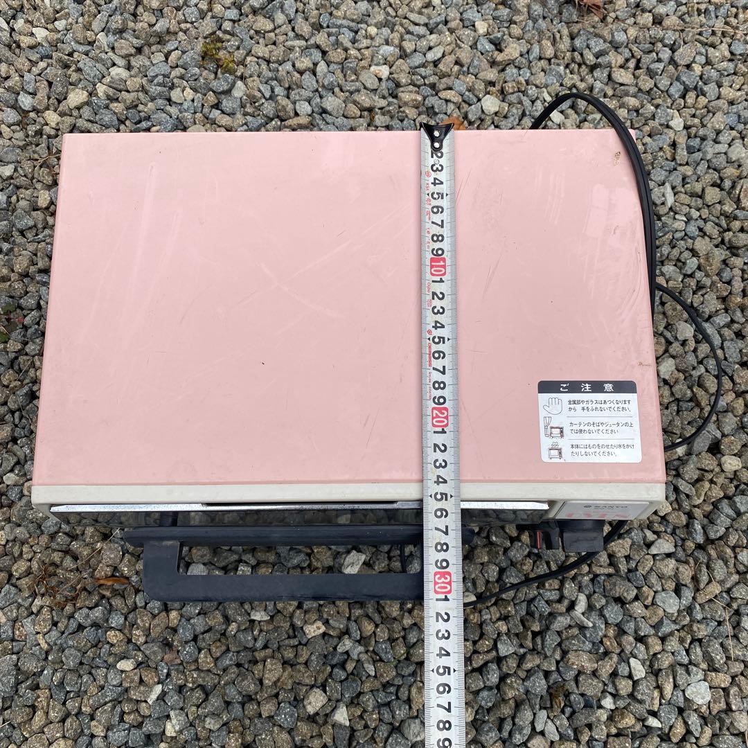 SANYO 小型電子オーブン　ピンク　SOB-155 昭和レトロポップ