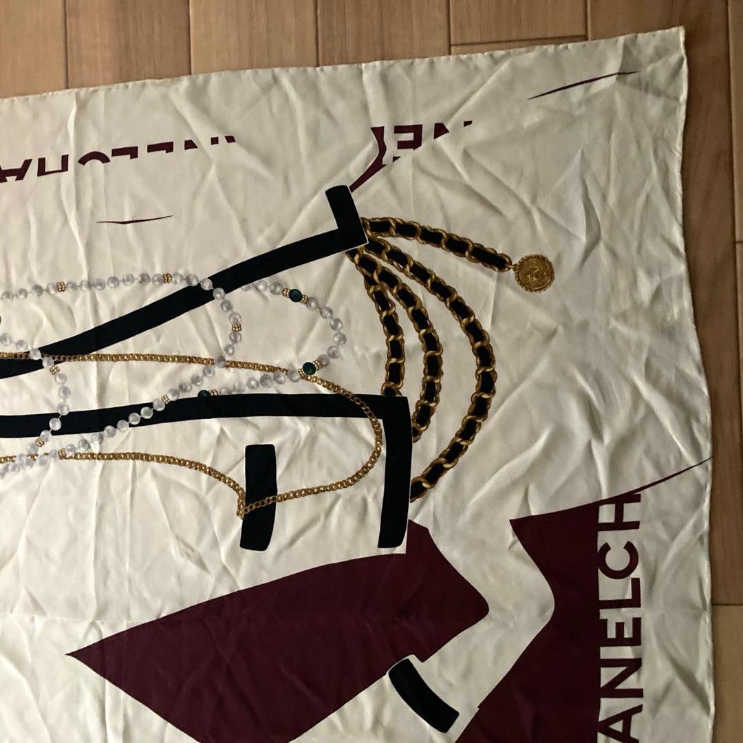 CHANEL シャネル スカーフ ココ柄 ビンテージ