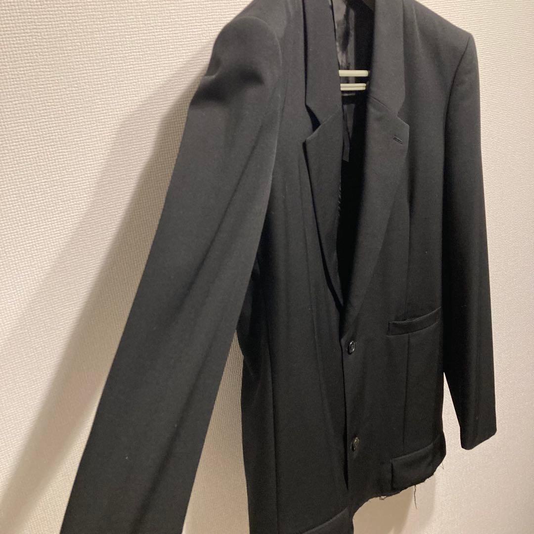 コムデギャルソンオムプリュス 19AW カットオフ ウールギャバジン ジャケット