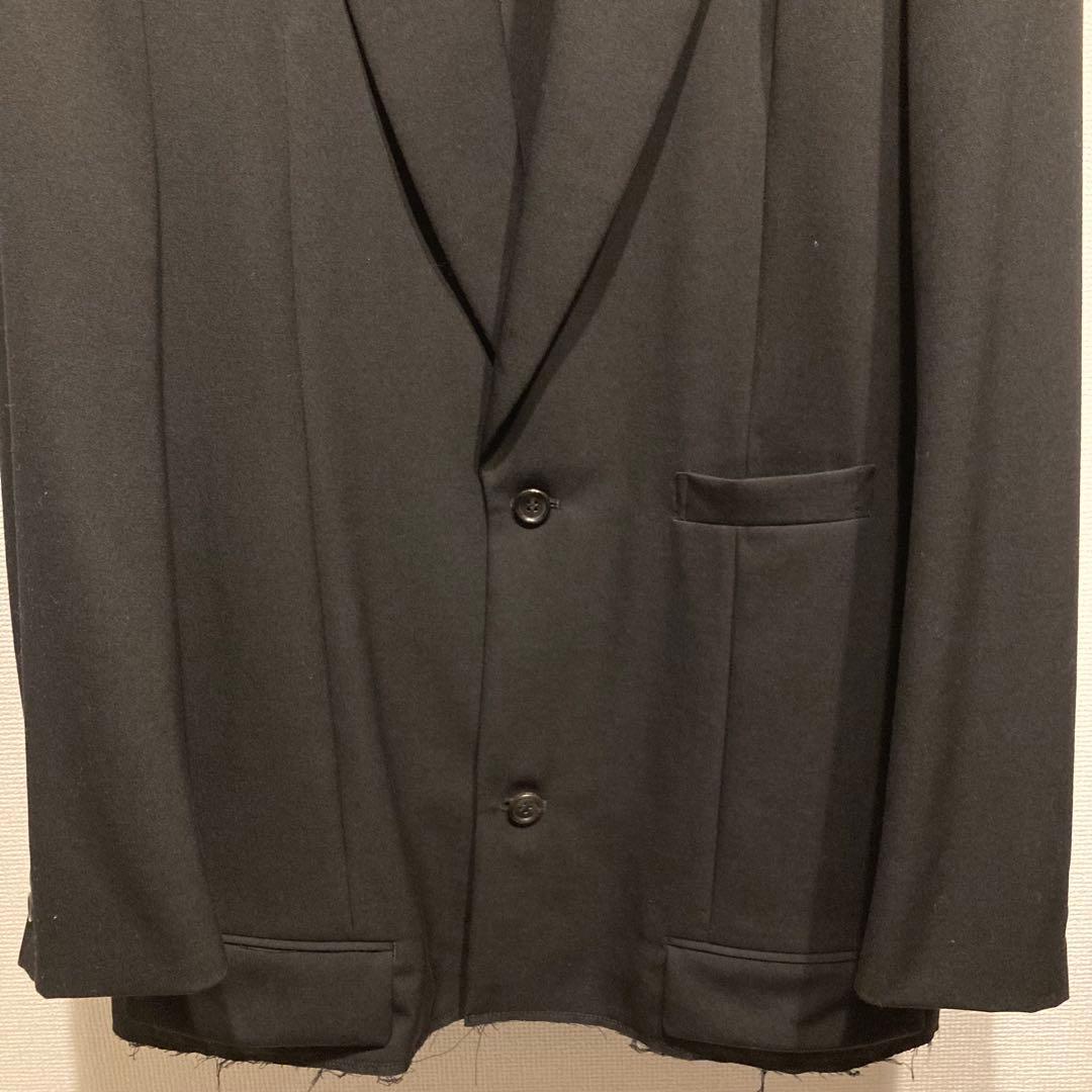 コムデギャルソンオムプリュス 19AW カットオフ ウールギャバジン ジャケット