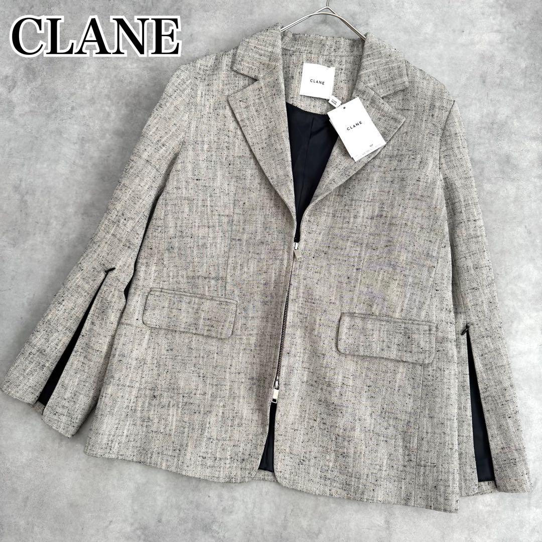タグ付 3.9万 CLANE Zip Tailored Jacket Mix 1
