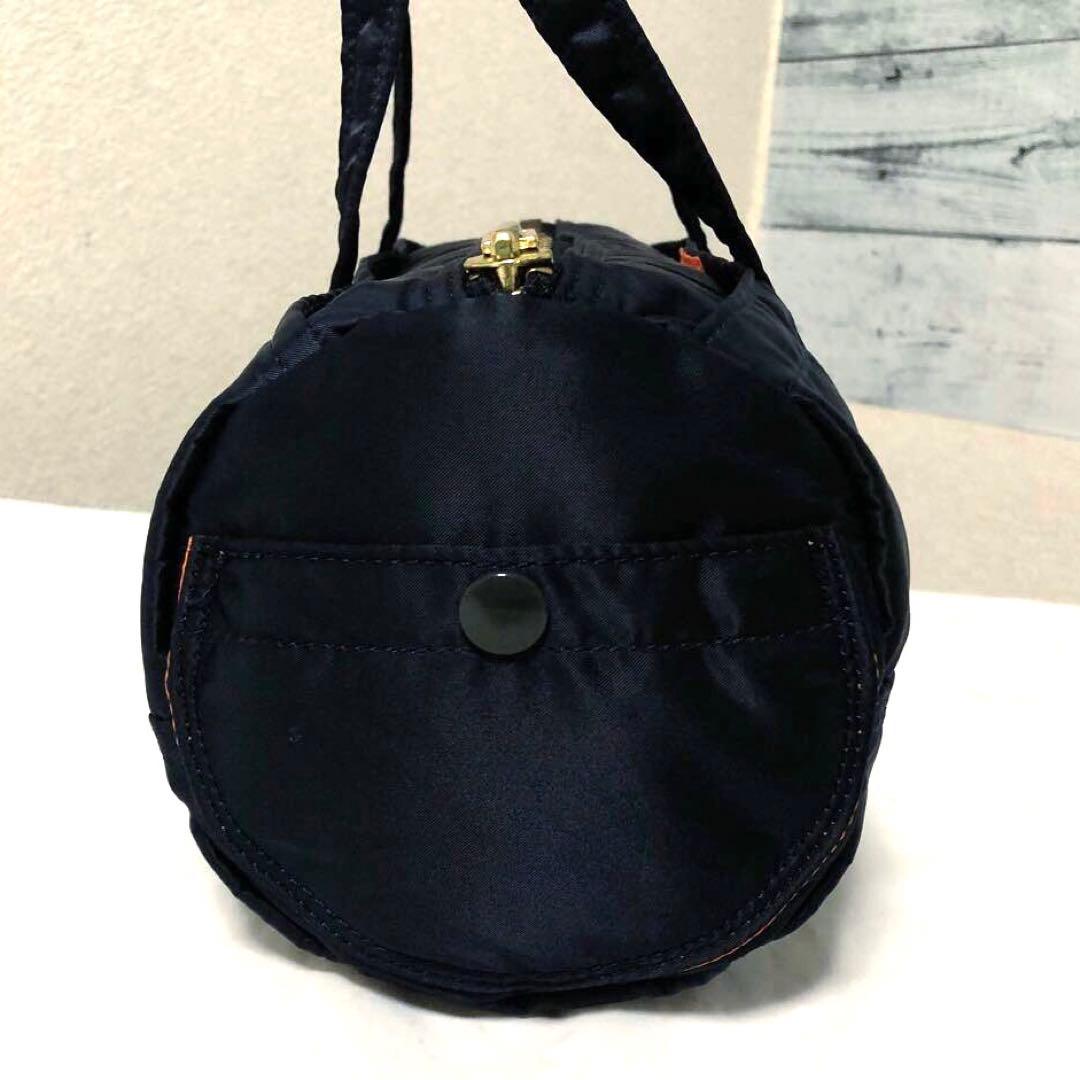 未使用級✨希少 ポーター タンカー ミニダッフルS アイアンブルー 金ファスナー