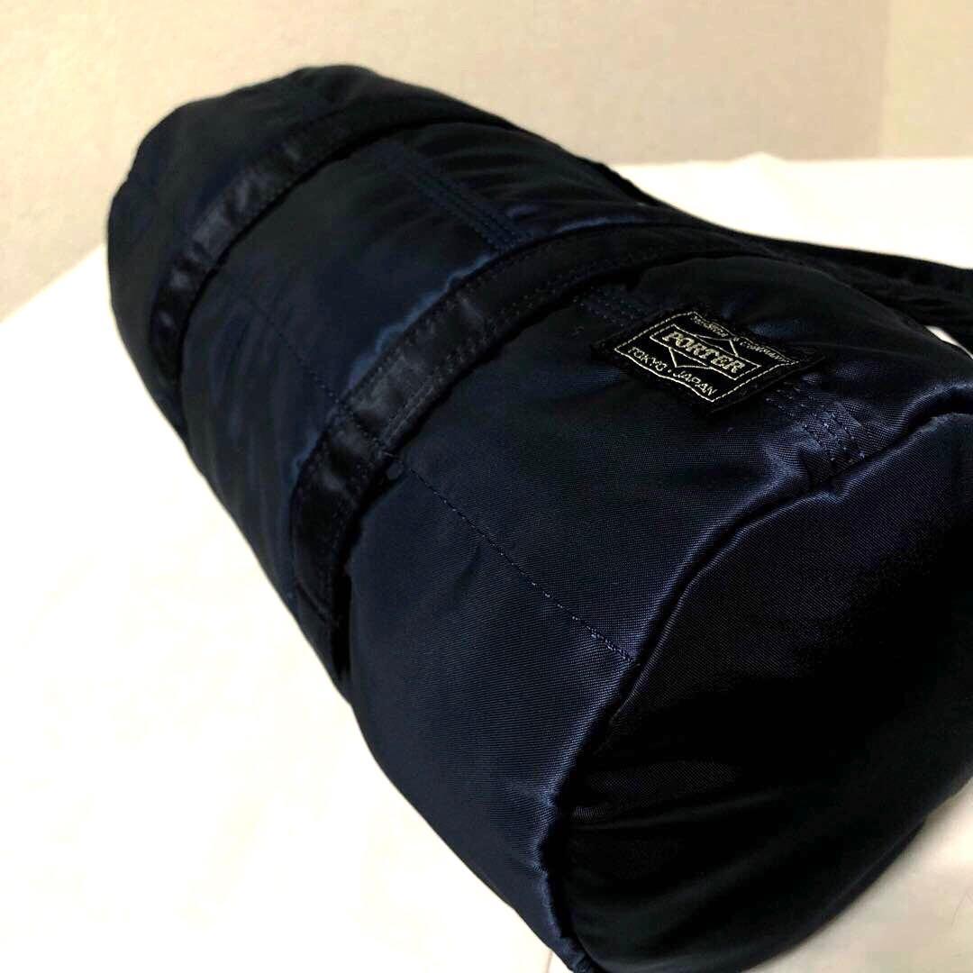 未使用級✨希少 ポーター タンカー ミニダッフルS アイアンブルー 金ファスナー