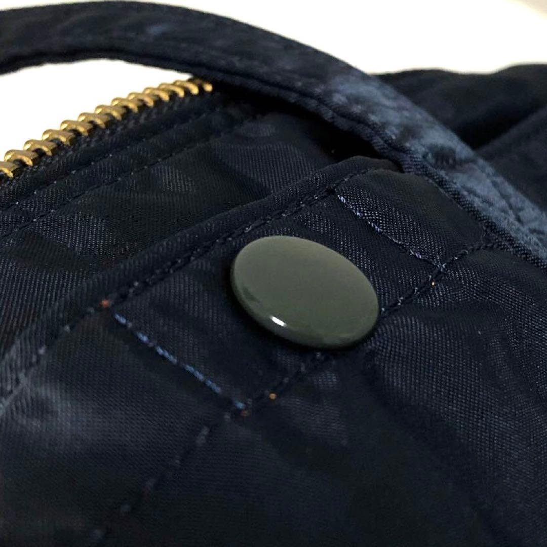 未使用級✨希少 ポーター タンカー ミニダッフルS アイアンブルー 金ファスナー