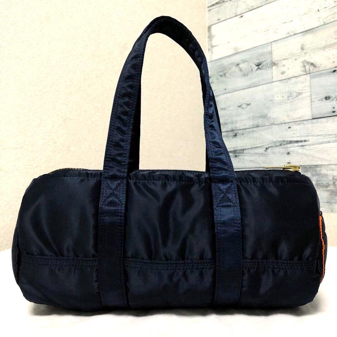 未使用級✨希少 ポーター タンカー ミニダッフルS アイアンブルー 金ファスナー