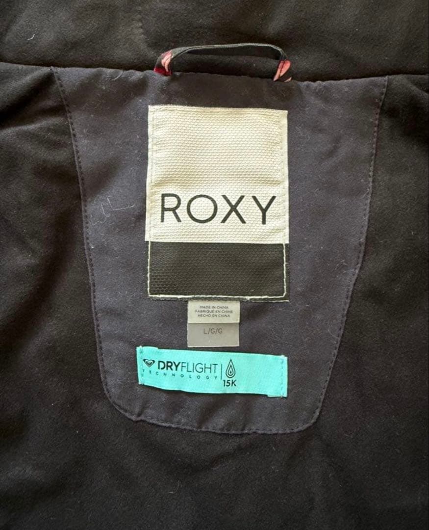 【美品】ロキシー　ROXY スノボウェア　超美品　スノーボードウエア　L バラ