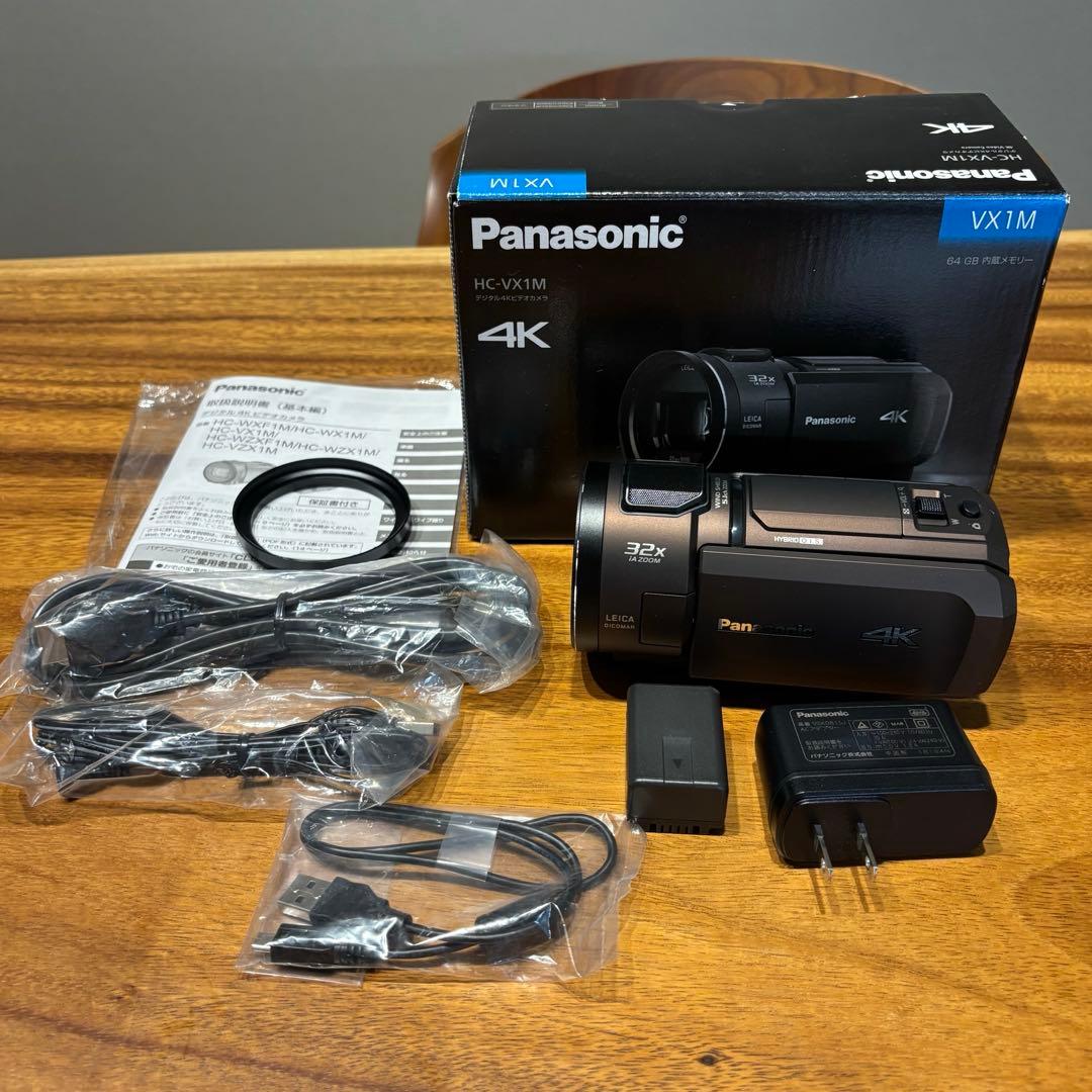 Panasonic HC-VX1M 4K ビデオカメラ 本体　おまけ付き
