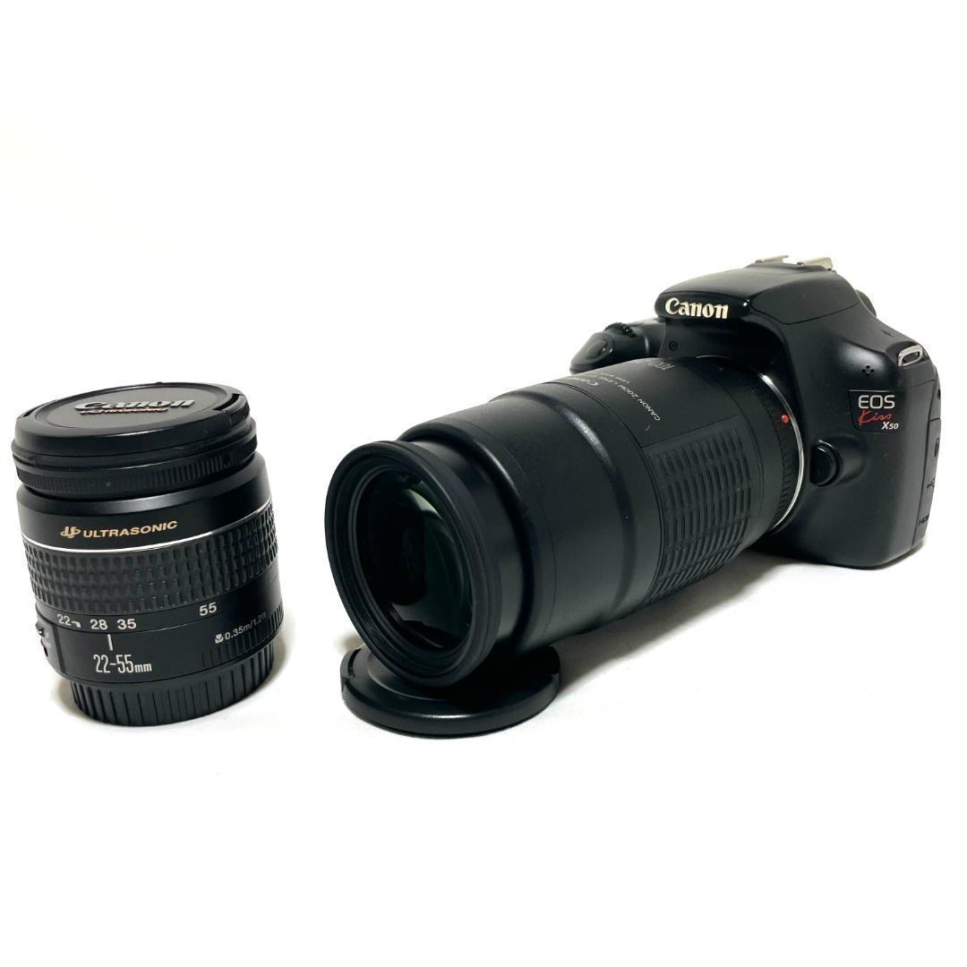 初心者安心❣️ Canon EOS Kiss X50 Wレンズセット 軽量
