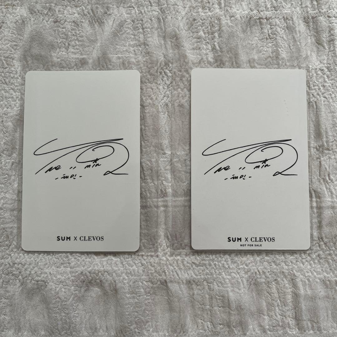 SHINee テミン CLEVOS ウェットティッシュ トレカ 2枚 セット