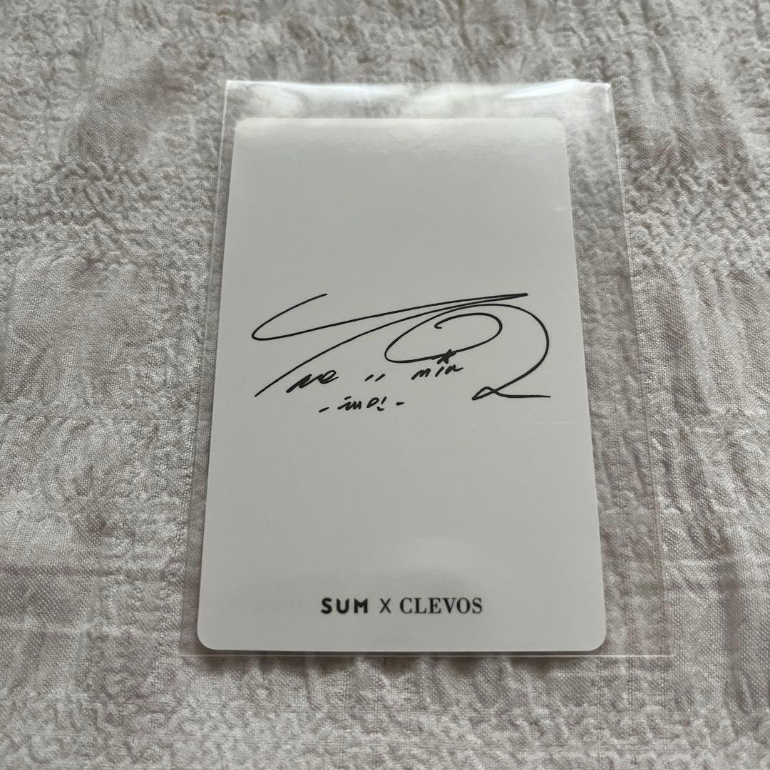 SHINee テミン CLEVOS ウェットティッシュ トレカ 2枚 セット