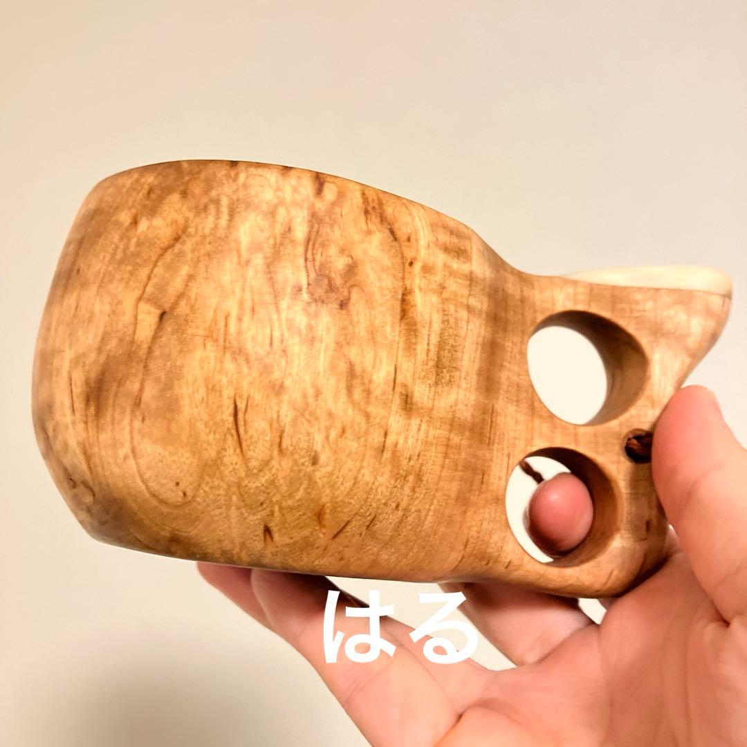 Koivumaa コイヴマー ククサ 角付き 木製マグカップ フィンランド