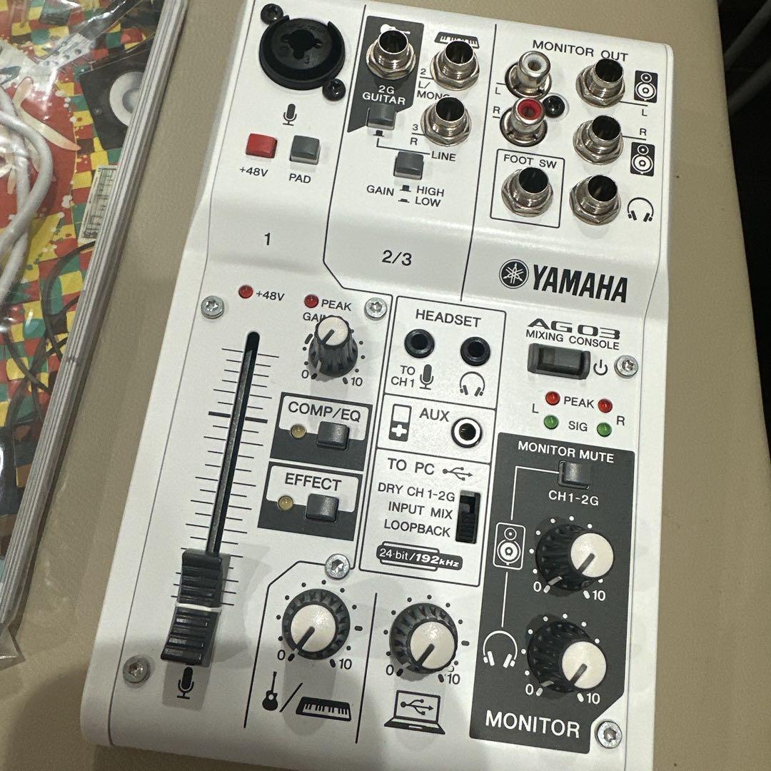 【ほぼ未使用】 YAMAHA AG03 付属品完備 美品
