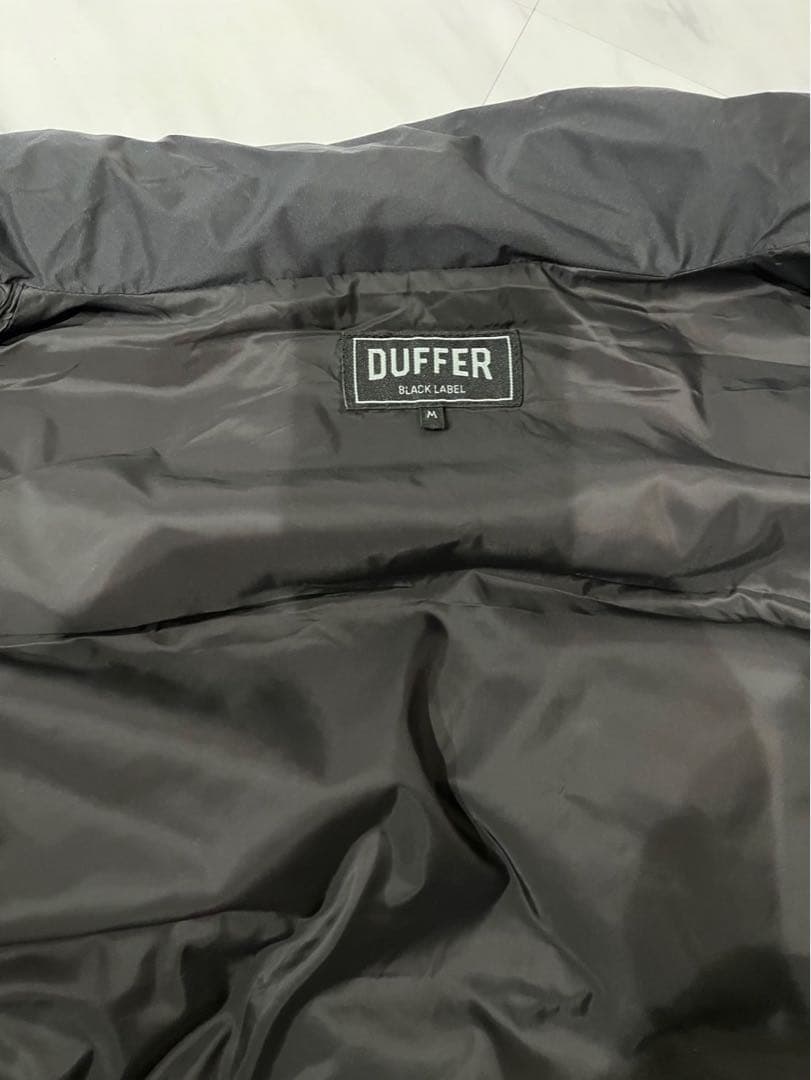 DUFFER ブラック ダウンベスト