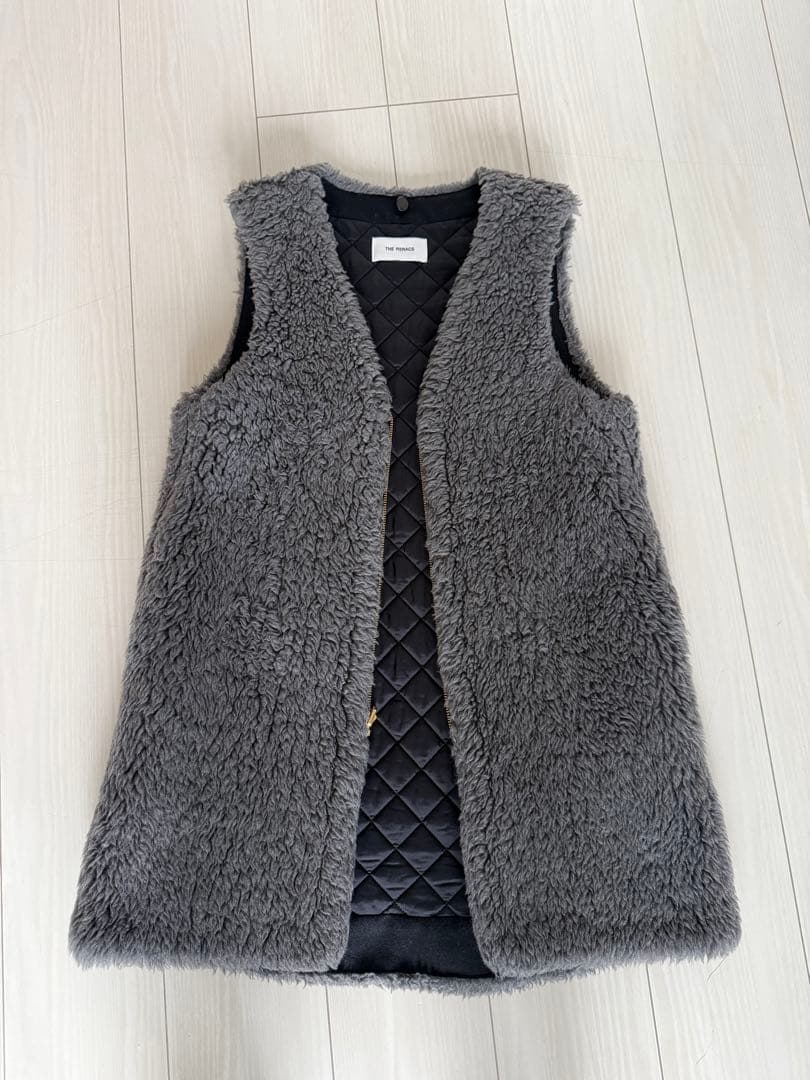 THE RERACS ボアベスト　グレー