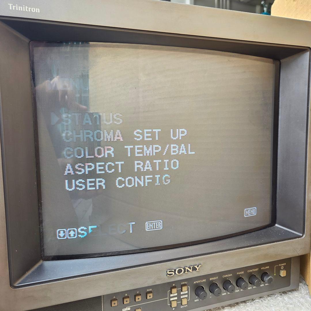 ②14型トリニトロンカラービデオピクチャーモニター PVM-14M1J SONY