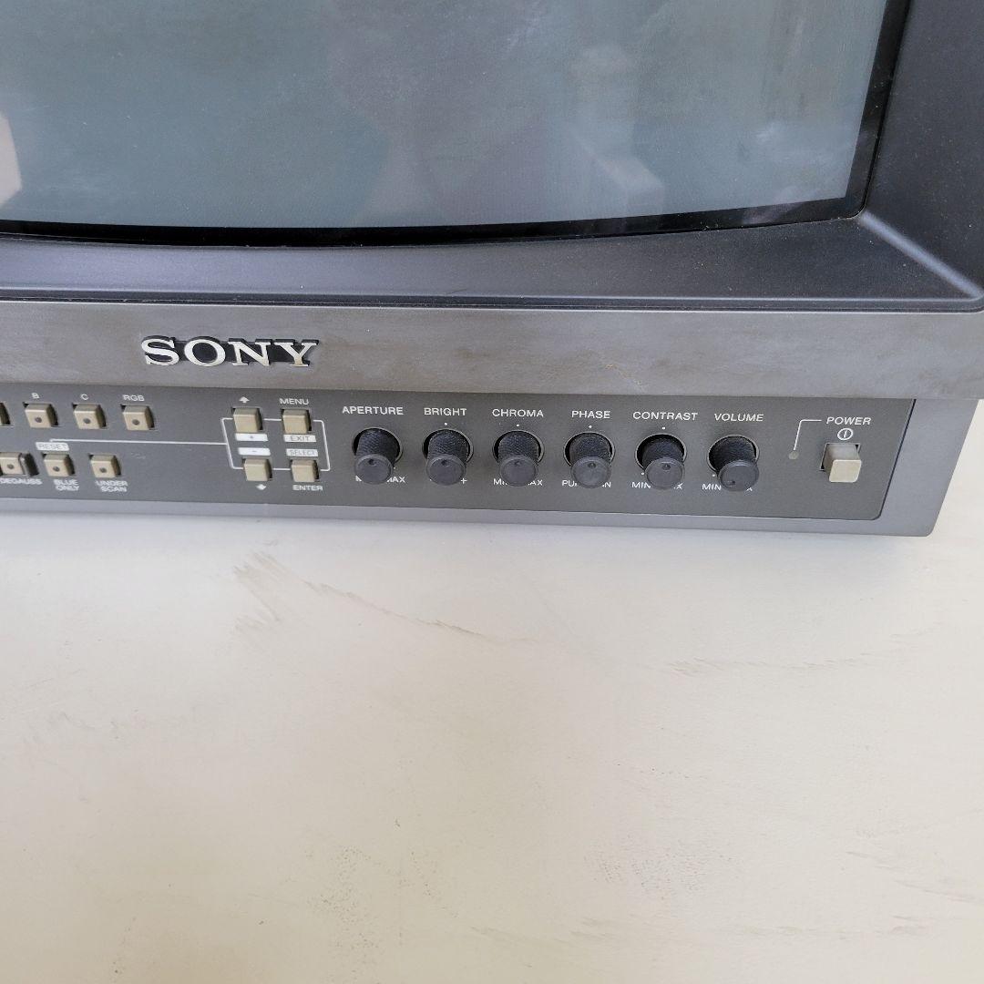 ②14型トリニトロンカラービデオピクチャーモニター PVM-14M1J SONY