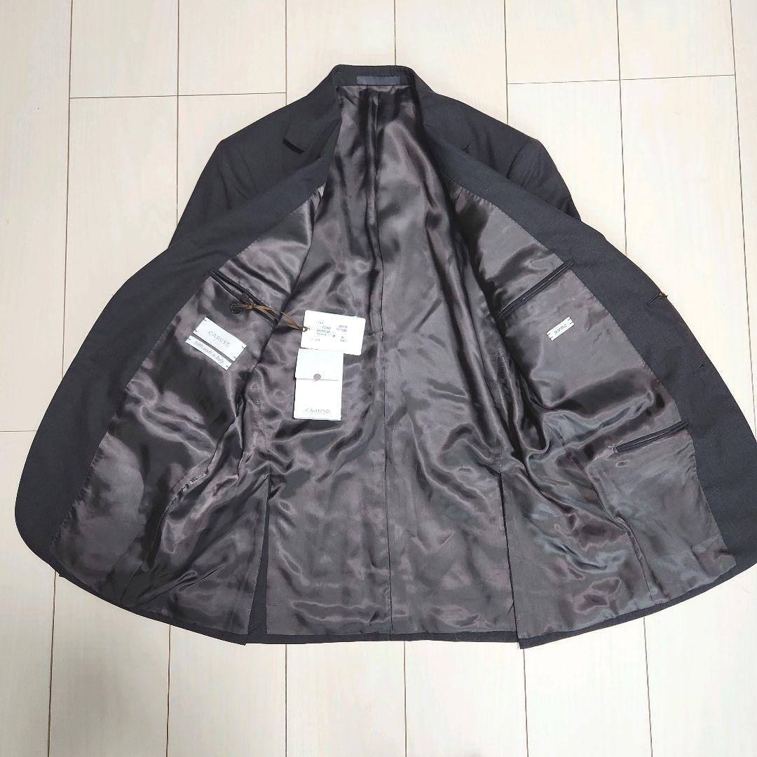 【イタリア購入品】CARUSO ダークグレー スーツジャケット 新品未使用
